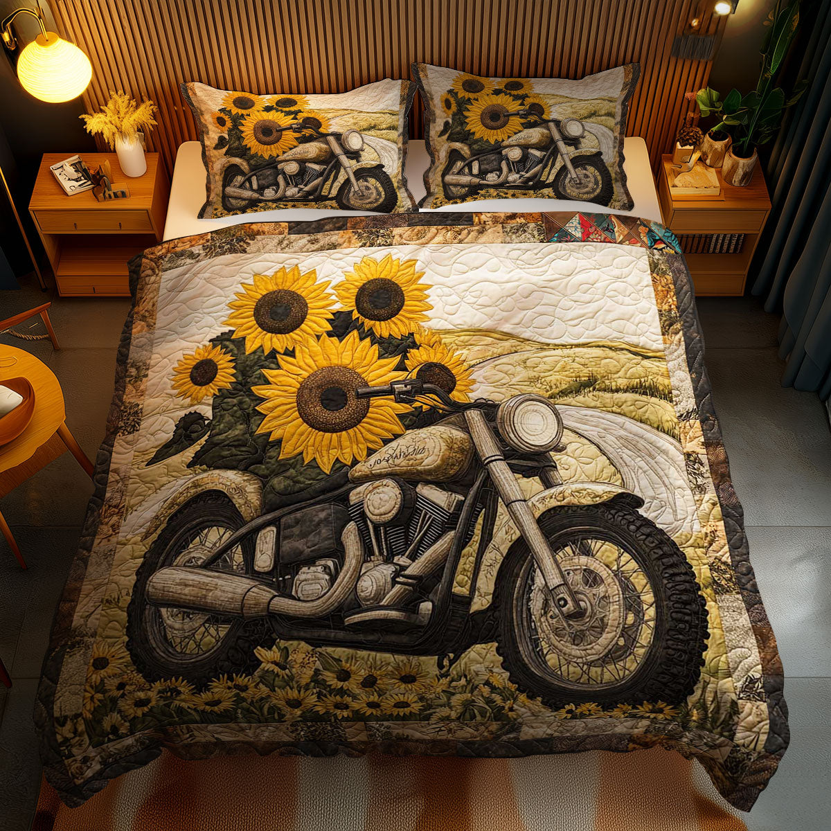 Blooming Motorbike WN2111069CL Duvet Cover Set