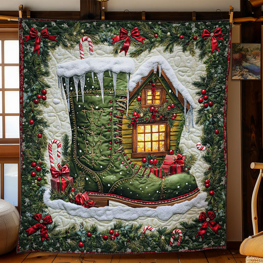 Boot House Whimsy WN2205009CL Quilt