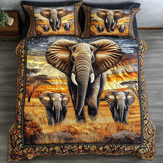 African Elephant Legacy WN1903158CL Duvet Cover Set