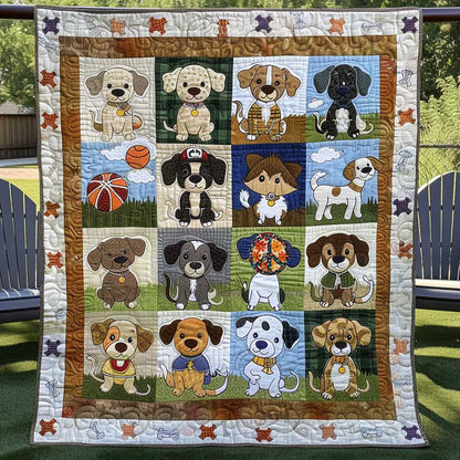 Sport Lovers Dog WP1610033CL Quilt