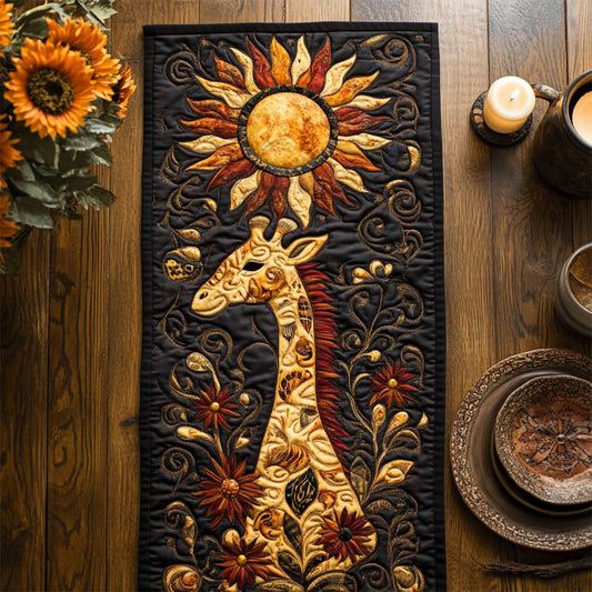 Sun Giraffe WY0505037CL Quilted Table Runner