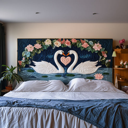Swan Romance KL2512003CL Quilted Headboard Slipcover