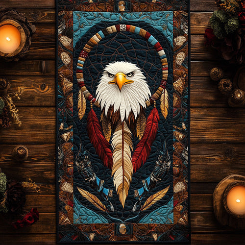 Freedom Feather CM0206051CL Quilted Table Runner