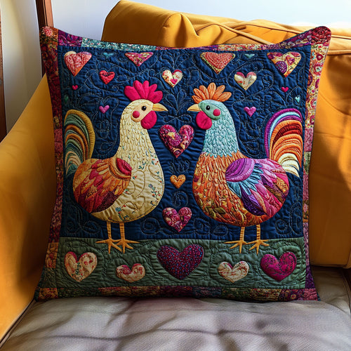 Chicken WJ2111038CL Quilt Pillow Case