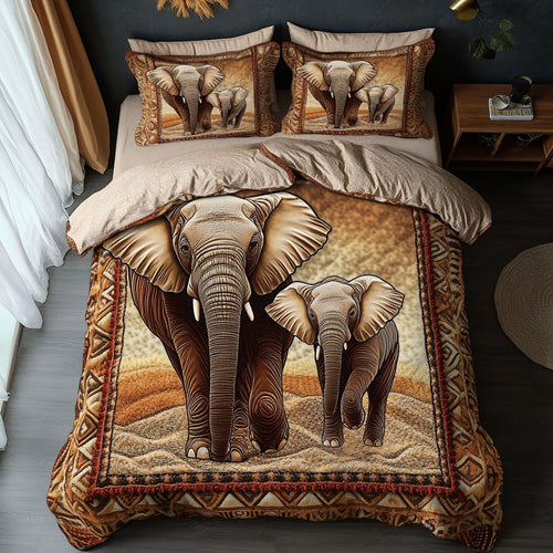 Little Elephant Journey WN0910045CL Duvet Cover Set