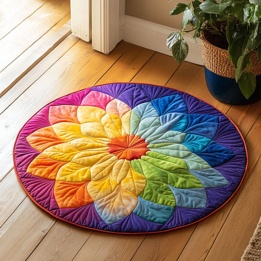 Color Bloom CW2507026CL Quilted Round Mat