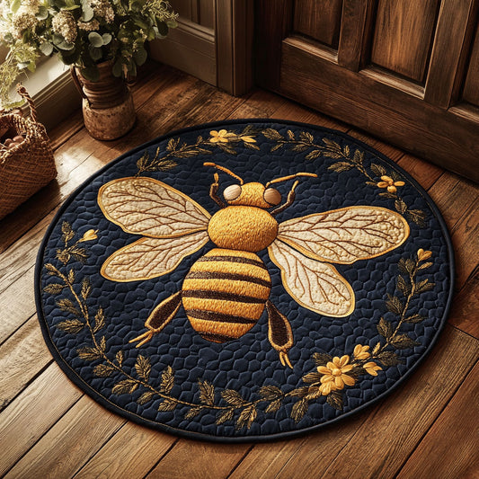Bee Emblem CP2807068CL Quilted Round Mat