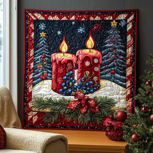 Christmas Candle WJ1811015CL Quilt