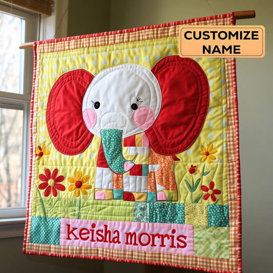 Patchy Pop CP1807043CL Personalized Baby Quilt