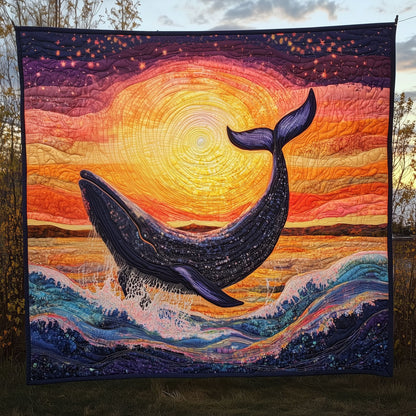 Sunset Whale Spiral LT1809034CL Quilt