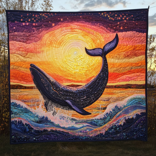 Sunset Whale Spiral LT1809034CL Quilt