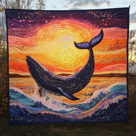 Sunset Whale Spiral LT1809034CL Quilt