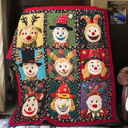 Christmas Clown Crew WY1207034CL Quilt