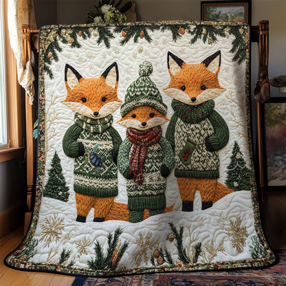 Cozy Fox Friends WN1812016CL Quilt
