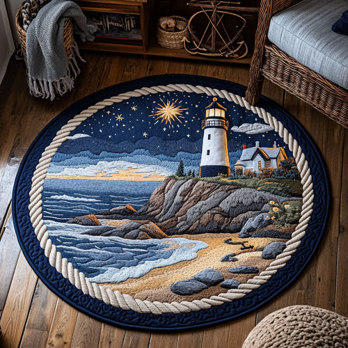 Lighthouse WX2804037CL Quilted Round Mat