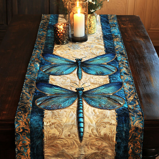 Flutter Wings CM2205040CL Quilted Table Runner