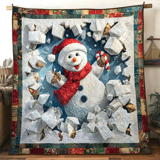 Twinkle Frost Snowman WN1111091CL Quilt