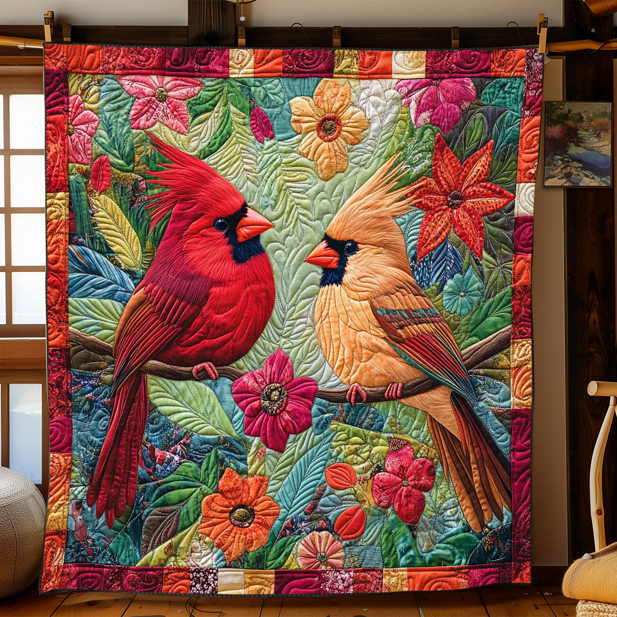 Cardinal Bloom WJ2712007CL Quilt