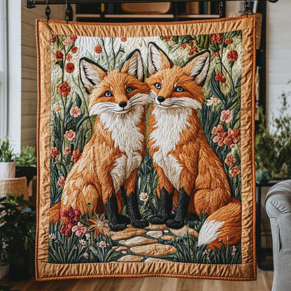 Forest Twin Fox WP2312036CL Quilt