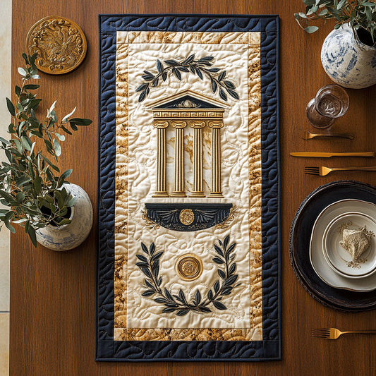 Olympian Elegance CP1606002CL Quilted Table Runner