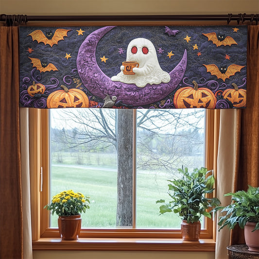 Ghostly Moon WN2507030CL Quilted Valance