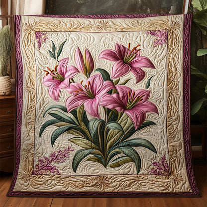 Lily Flowers WX1905030CL Quilt