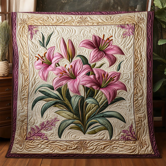 Lily Flowers WX1905030CL Quilt