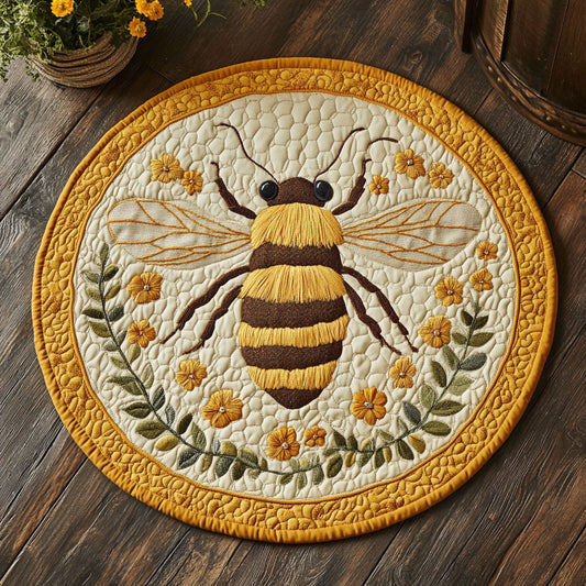 Royal Bee CP0309020CL Quilted Round Mat