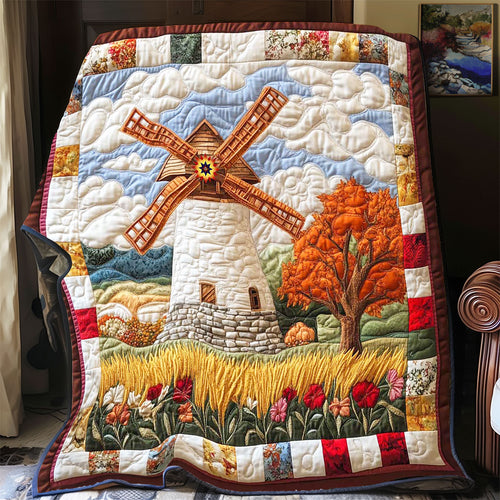 Autumn Windmill WP2112003CL Quilt