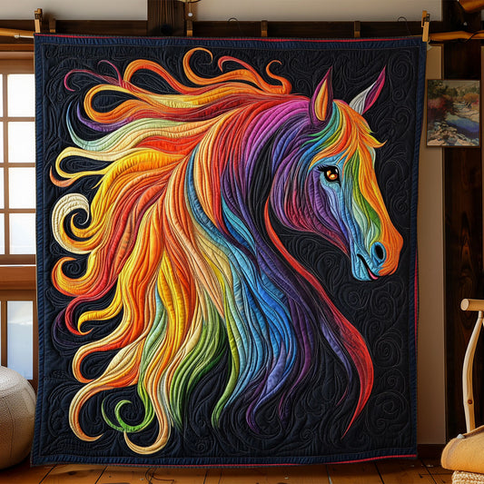 Rainbow Horse CW1605180CL Quilt