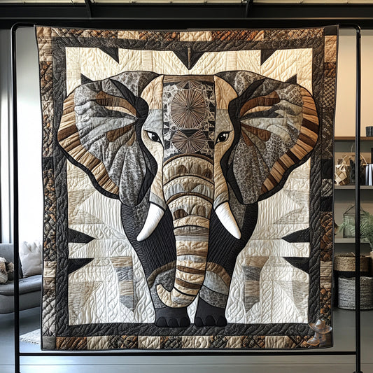 Elephant Into The Wild WU2410010CL Quilt