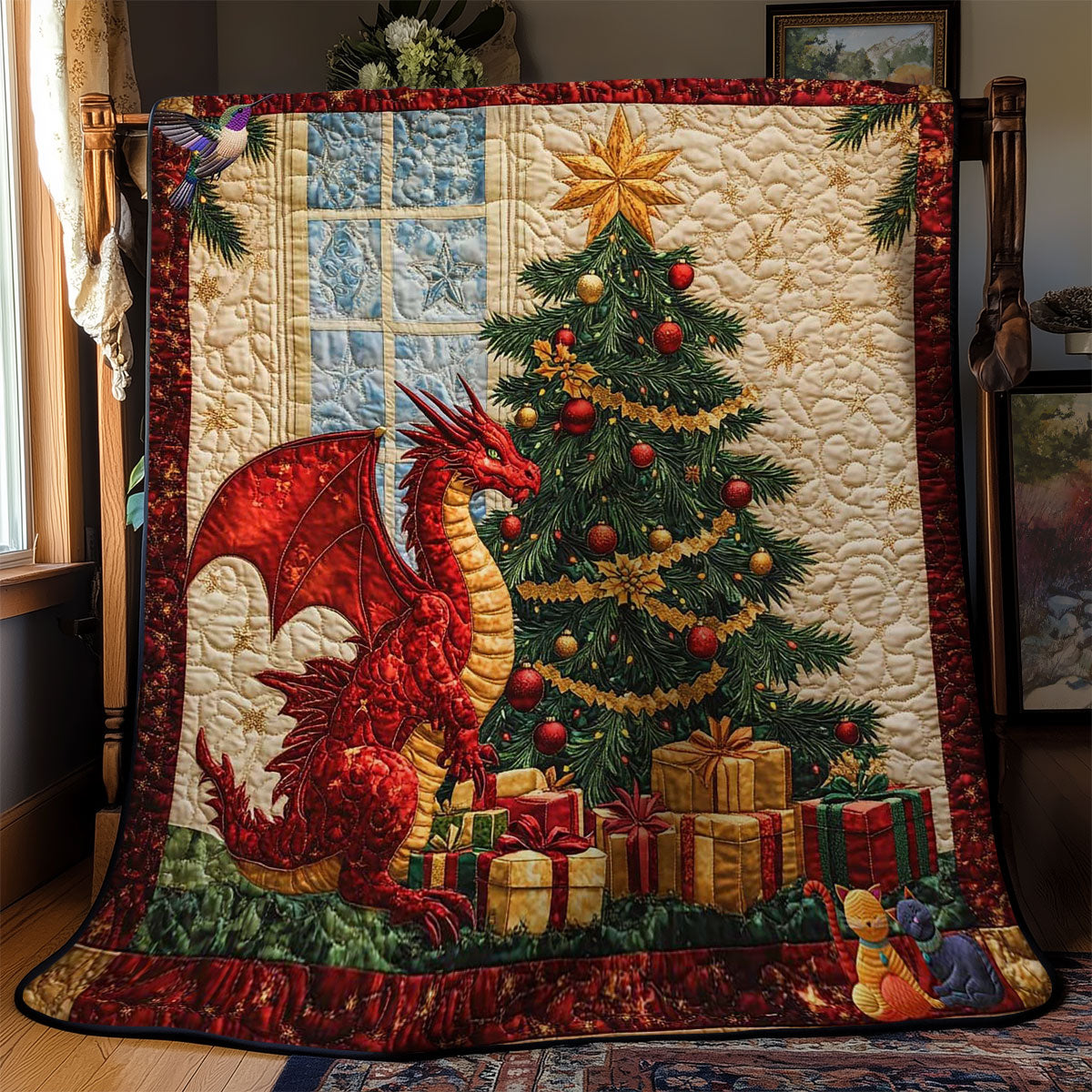 Enchanted Dragon Tree WN0612043CL Quilt