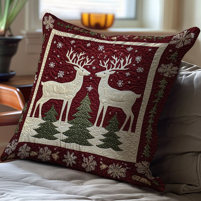 Christmas Reindeer WJ2211039CL Quilt Pillow Case