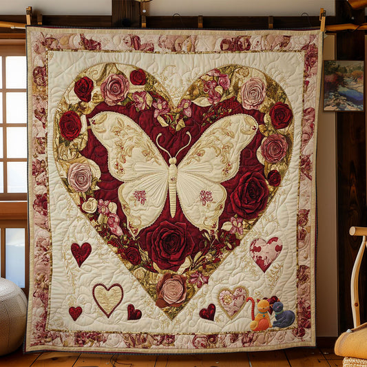 Heartstrings Butterfly WN0712036CL Quilt