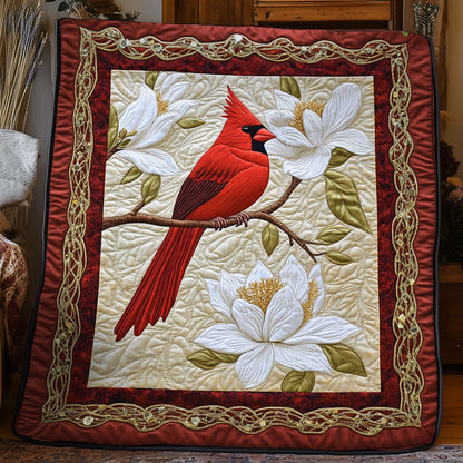 Floral Cardinal WX0805016CL Quilt