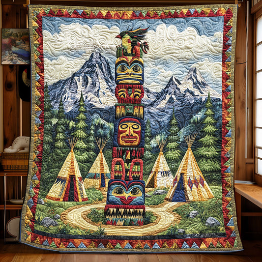 Totem Native American WP2003059CL Quilt