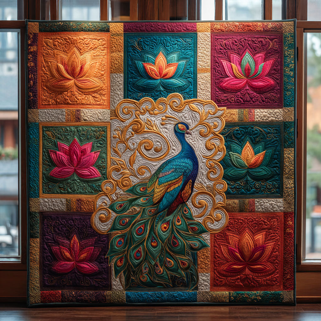 Lotus Peacock CW2908044CL Quilt