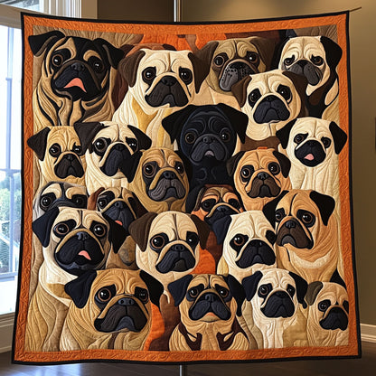 Cozy Pug CW0512014CL Quilt