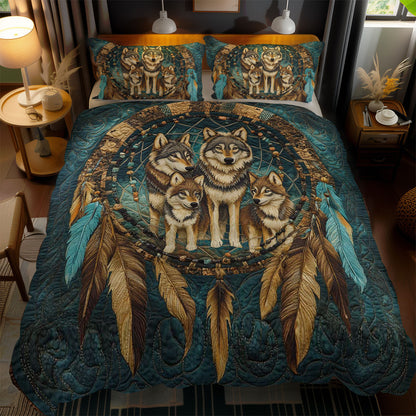 Sacred Wolf Circle WN2401054CL Duvet Cover Set