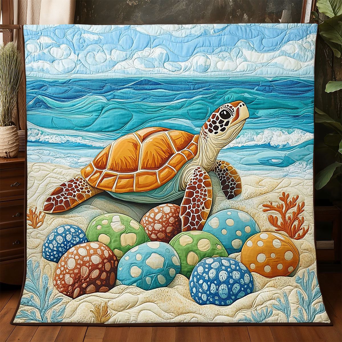 Turtle Nest WJ0904011CL Quilt