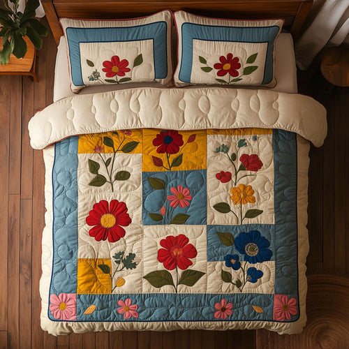 Garden Block WY0407033CL Duvet Cover Set