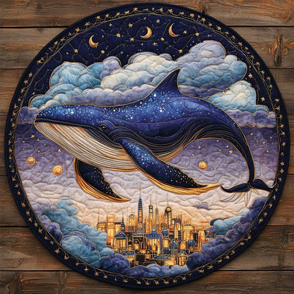 Magical Night CQ1005026CL Quilted Round Mat