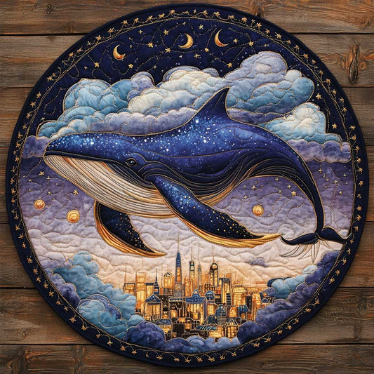 Magical Night CQ1005026CL Quilted Round Mat