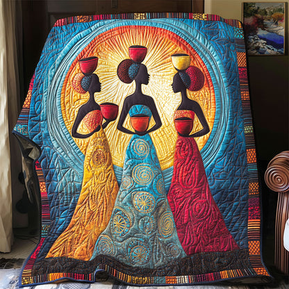 Three African Woman WX0406052CL Quilt
