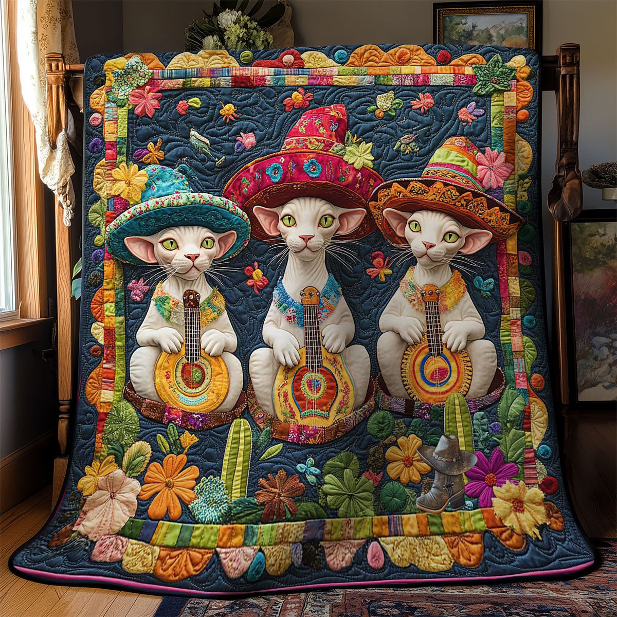 Sphynx And Sombreros WN1712006CL Quilt