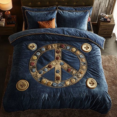 Buttoned Peace WN0909005CL Duvet Cover Set