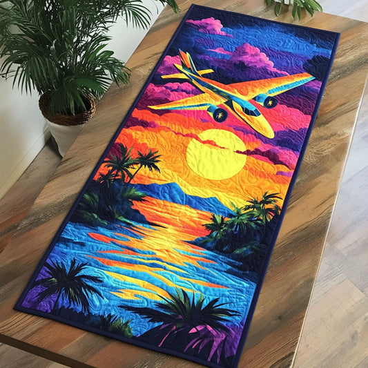 Adventure Awaits CW1805046CL Quilted Table Runner
