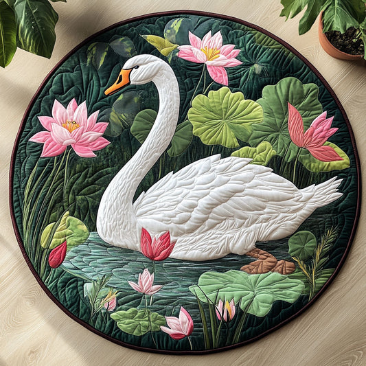 Swan Lake CW1406036CL Quilted Round Mat