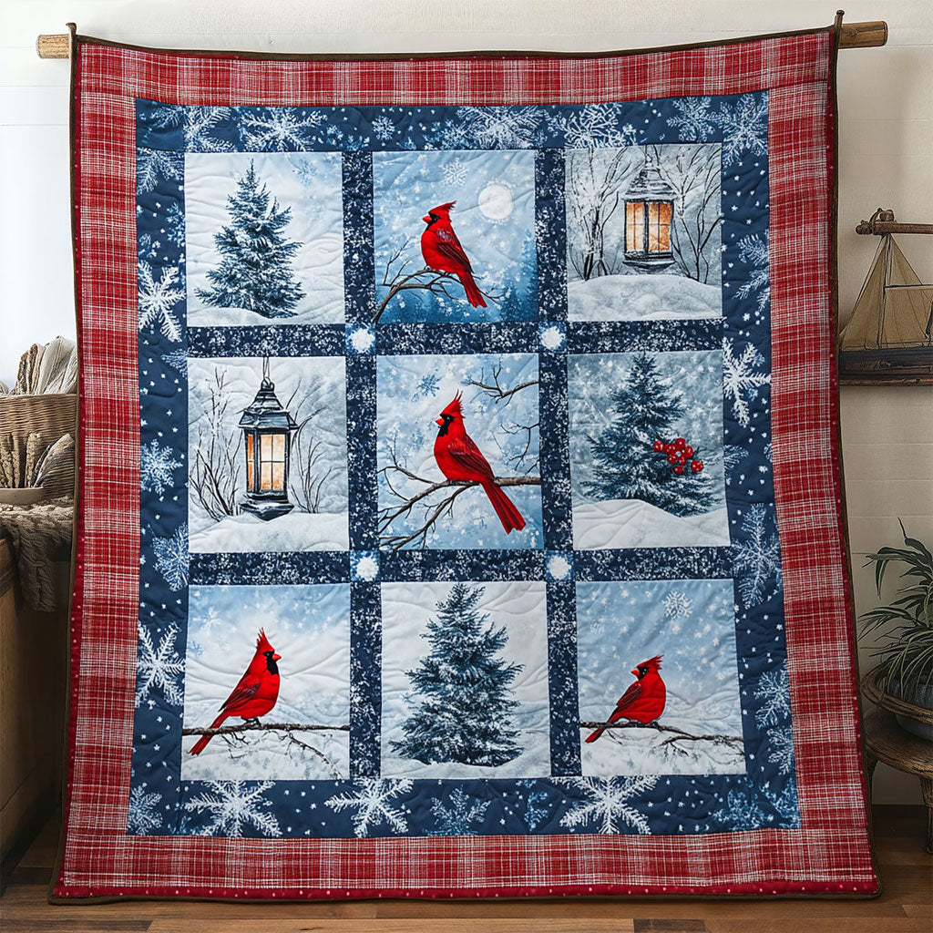 Merry Glow Cardinal WN0711040CL Quilt