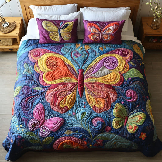 Colorful Butterfly Garden WY1202007CL Duvet Cover Set